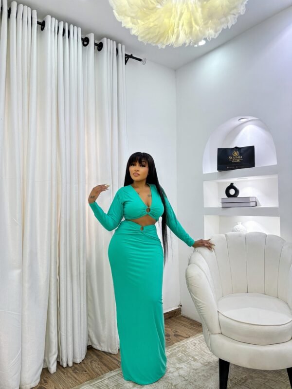 Turquoise two-piece